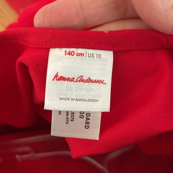 NWOT - ❤️ Hanna Andersson long sleeve tulle Dress  - size 10 - Picture 4 of 4